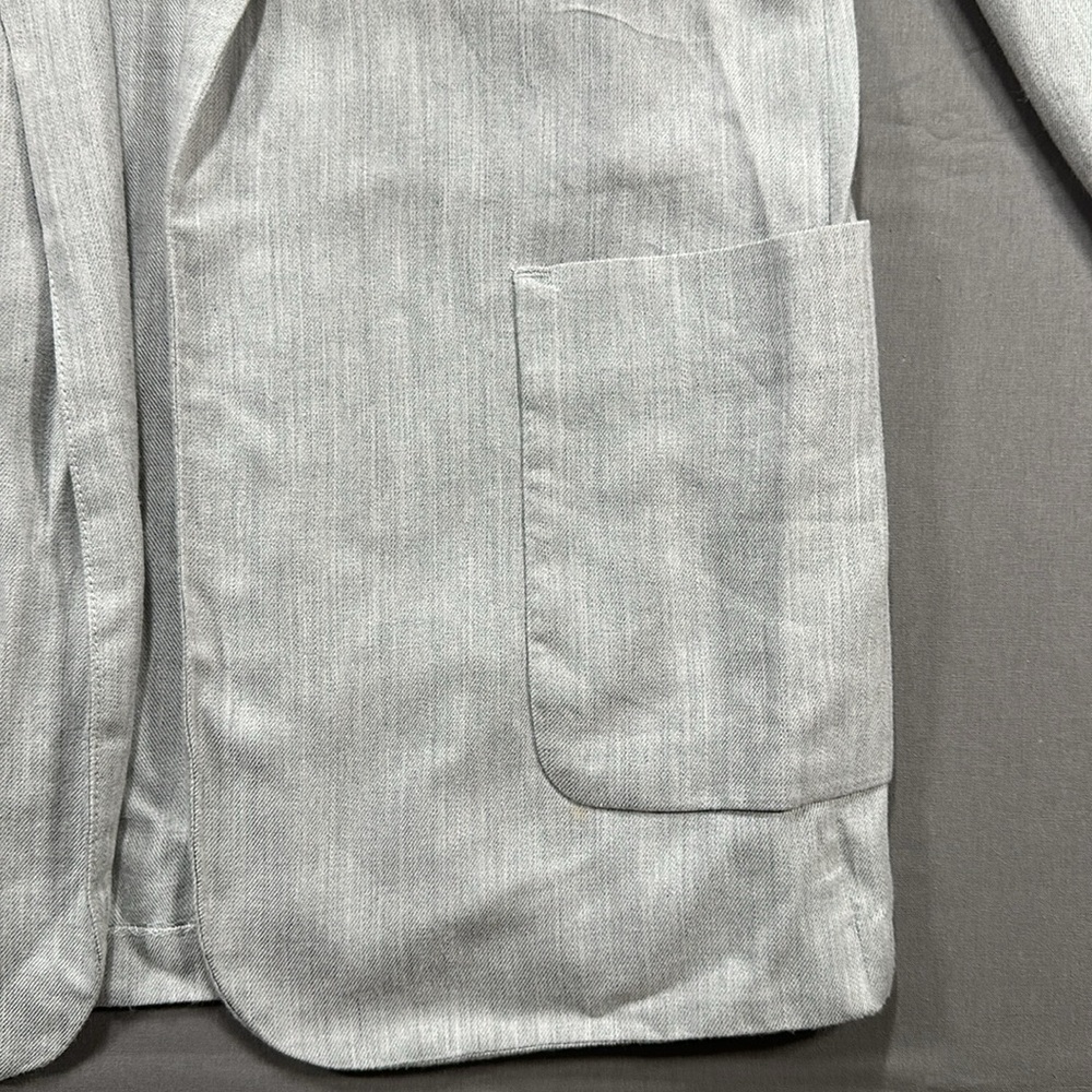 Talula Aritzia Kent Lightweight Open-Front Blazer, Heather Gray - Womens 0 - Picture 6 of 14